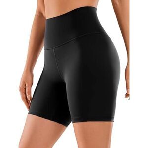 CRZ YOGA Women's Biker Shorts - 6 In. High Waist Yoga Spandex- Small 4/6